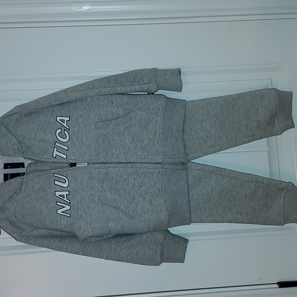 Nautica 3T, grey sweats